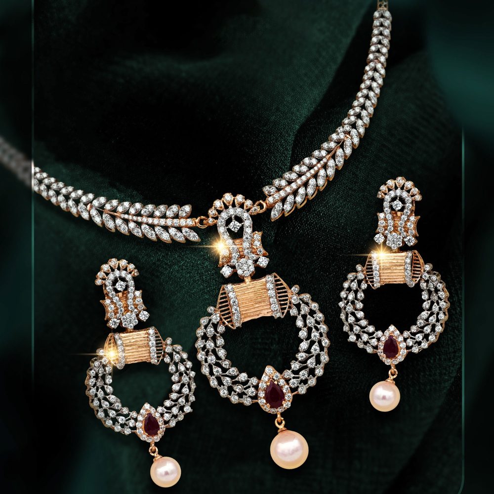 Diamond Necklace Design 001