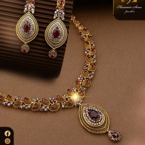 Gold Necklace Design 051